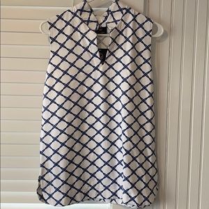 Women’s sailor-sailor sleeveless top